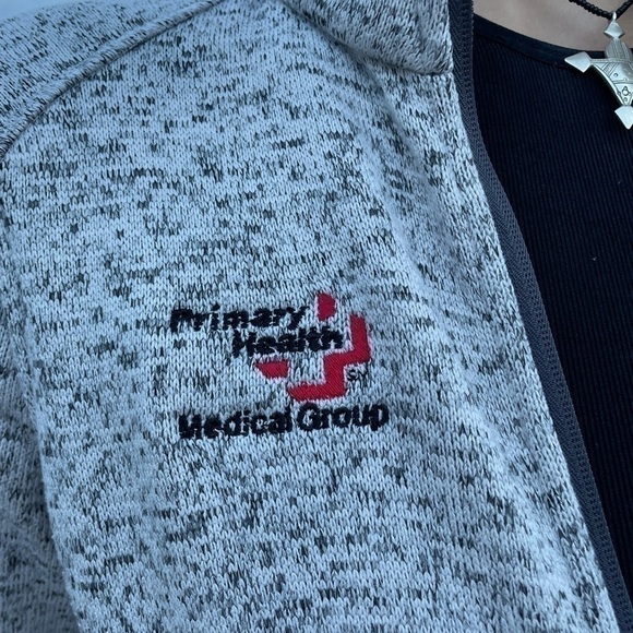 PORT Authority Fleece Lined Windbreaker Jacket Zip Up - Picture 4 of 6